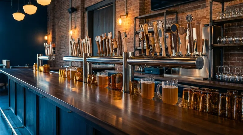 Tap handles and amber glassware on a polished bar, How to Get a Liquor License in South Carolina